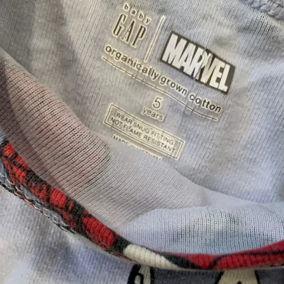 GAP Kids Navy Cotton Organic and more Pajama Bundle of 4 8 pieces - Picture 4 of 8